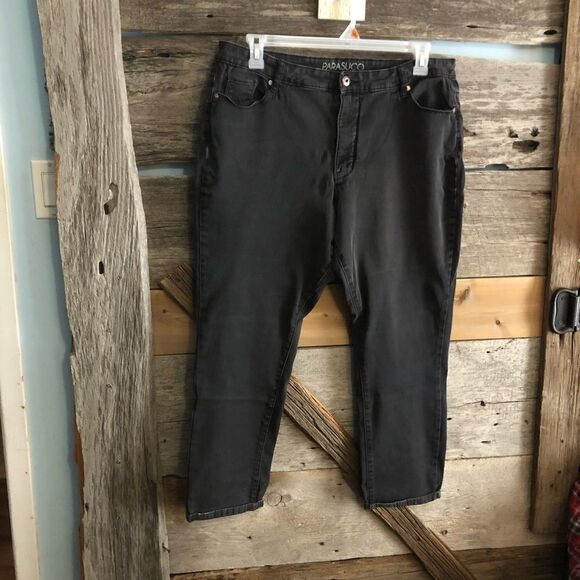 Parasuco plus size 18 dark grey denim - Picture 1 of 6